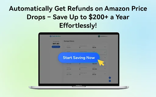 Task Monkey: Klaim Refund Harga Amazon Otomatis – Unduh Sekarang - Screenshot 1