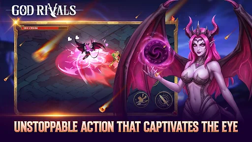 Download God Rivals: RPG Roguelike Terbaru – Aksi Fantasi Gelap - Screenshot 8