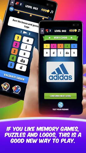 Download Logomania 3 Sort Quiz Words Terbaru – Game Tebak Logo Seru - Screenshot 6