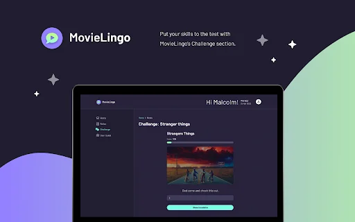 Download MovieLingo Terbaru – Belajar Bahasa Asing di Netflix - Screenshot 3