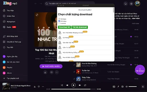 Download Tải nhạc Zing mp3 Terbaru – Unduh Musik Gratis 2026 - Screenshot 2