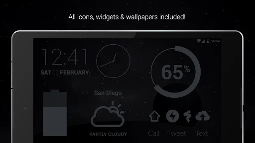 Download Murdered Out Pro – Ikon Hitam Elegan untuk Android - Screenshot 14