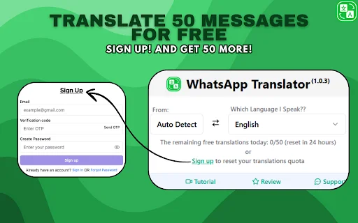 WhatsApp Web Translator: Terjemahkan Pesan WhatsApp Instan - Screenshot 2