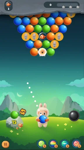 Download Labubu Bubble Shooter Terbaru – Game Seru Gratis - Screenshot 10