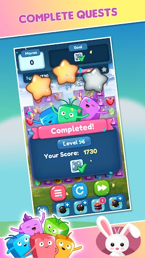 Download Gems Blast – Match Puzzle Terbaru – Game Teka-teki Seru - Screenshot 3