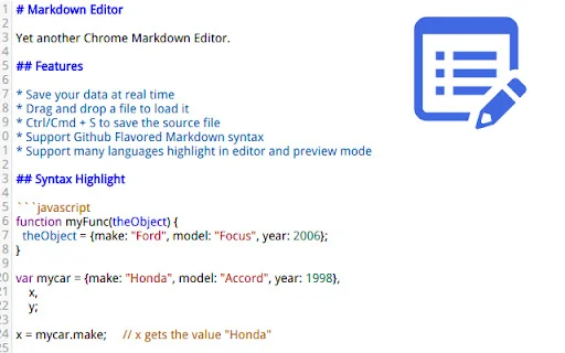 Download Markdown Editor Terbaru – Editor GitHub Flavored Gratis - Screenshot 2