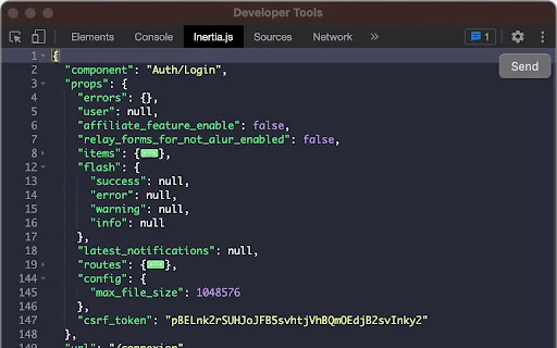 Download Inertia.js devtools Terbaru – Debug JSON Gratis - Screenshot 1