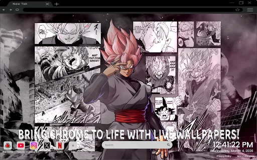 Unduh Goku Black Rose Live Wallpaper Terbaru – Gratis - Screenshot 2