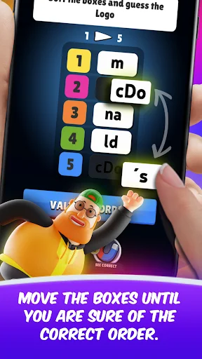 Download Logomania 3 Sort Quiz Words Terbaru – Game Tebak Logo Seru - Screenshot 2