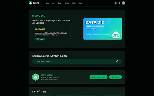 Download DataDID Terbaru – Identitas Web3 & Aset Data AI - Screenshot 2