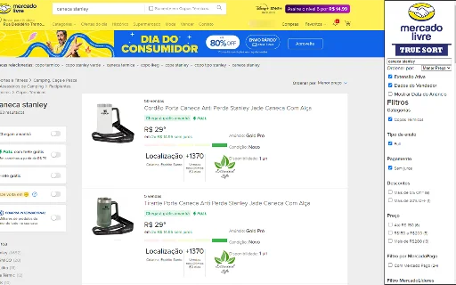 Download Mercado Livre TrueSort Terbaru – Urutkan Harga Termurah - Screenshot 1
