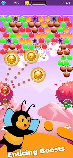 Download Bubble Honey Shooter Terbaru – Game Puzzle Gratis - Screenshot 14