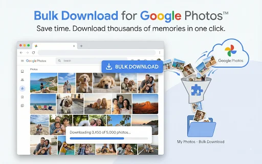 Download Google Photos Downloader – Unduh Foto & Video Massal - Screenshot 1