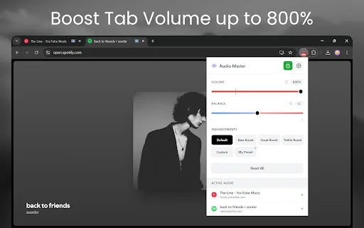 Download Audio Master: Penguat Volume & Equalizer Terbaik - Screenshot 1