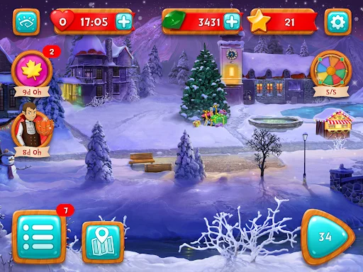 Download Christmas Mansion Terbaru – Puzzle Seru & Dekorasi Rumah - Screenshot 19