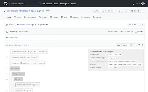 Download UiPath XAML support in GitHub – Visualisasi XAML Gratis - Screenshot 1
