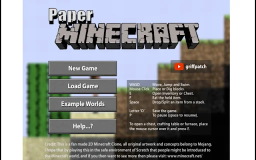 Download Paper Minecraft Chrome Extension – Game Seru Gratis - Screenshot 1