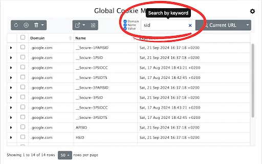 Download Global Cookie Manager Terbaru – Kelola Cookie Gratis - Screenshot 1