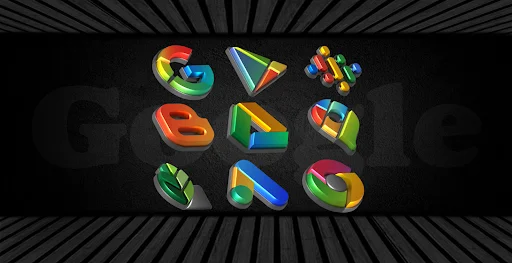 Download Auric Dark – 3D Icon Pack Terbaru – Ikon Premium AMOLED - Screenshot 15