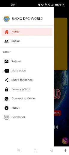 Download Radio DFC World Terbaru – Aplikasi Radio Online Gratis - Screenshot 4