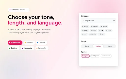 AI Search Assistant: Asisten AI Google & Penulis Email Canggih - Screenshot 2