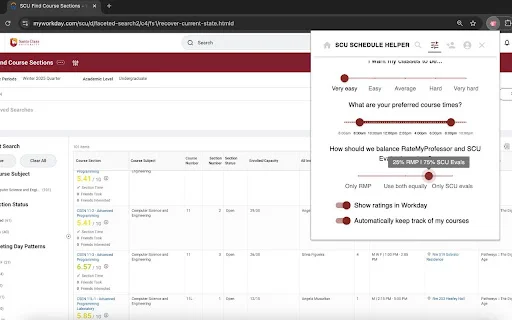 Unduh SCU Schedule Helper – Perencana Jadwal Kuliah Efisien - Screenshot 2