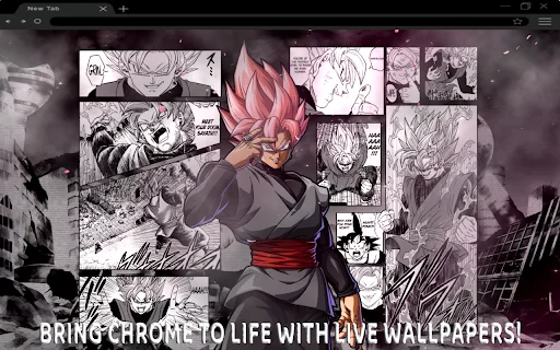 Unduh Goku Black Rose Live Wallpaper Terbaru – Gratis - Screenshot 1