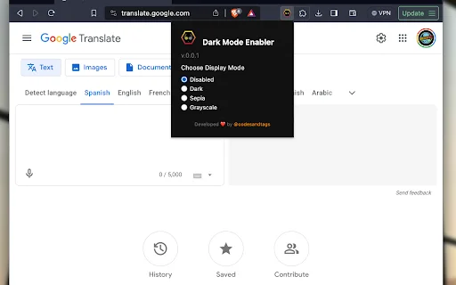 Dark Mode Enabler: Aktifkan Mode Gelap di Semua Website Terbaru - Screenshot 2